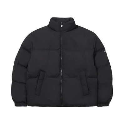 FILA Unisex Black Stand Collar Zip-Up Jacket FS2JKE4801X-BLK
