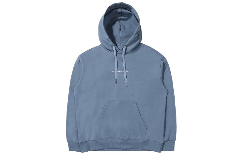 FILA Unisex Casual Solid Color Hoodie in Blue FS2POE1113X-GSU