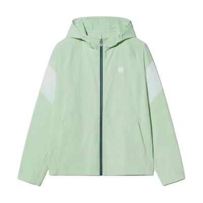 FILA Unisex Green Colorblock Zip-Up Hoodie Jacket 1100FS2FTH2202MPLE