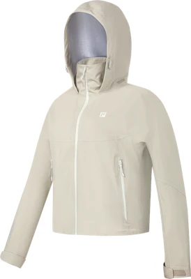 FILA Unisex Lightweight Hooded Windbreaker Jacket Beige Khaki. A11W337705F-BG Lookbook FILA Unisex Lightweight Hooded Windbreaker Jacket Beige Khaki. A11W337705F-BG