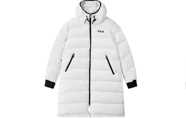 FILA Unisex Loose Casual Mid-Length Down Jacket F11U048956F-WT 圖 2