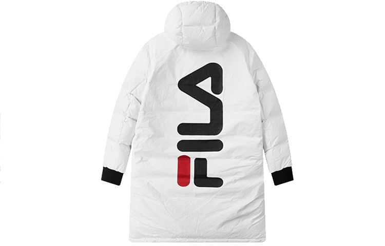 FILA Unisex Loose Casual Mid-Length Down Jacket F11U048956F-WT 圖 3