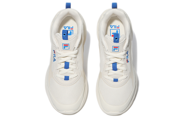 Shop Chaussures de Course Basses FILA Unisexe Blanc/Bleu 1RM01674D_125