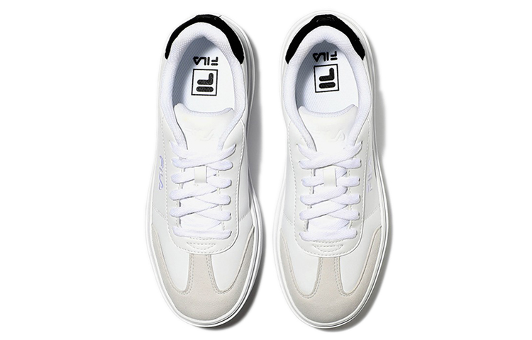 Shop FILA 男女低帮运动鞋 咖啡色/白色 1XM01683D_112