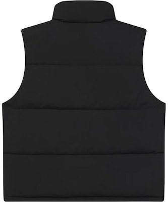 FILA Unisex Oversized Black Down Vest with Logo Print Lining. F51U349903FBK Lookbook FILA Unisex Oversized Black Down Vest with Logo Print Lining. F51U349903FBK