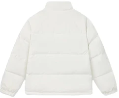 Lookbook FILA 男女款防風白色加厚羽絨外套 印花標誌款 F51U349901A-IV