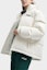 Details for FILA Unisex Oversized Windproof White Down Jacket with Logo Print F51U349901A-IV