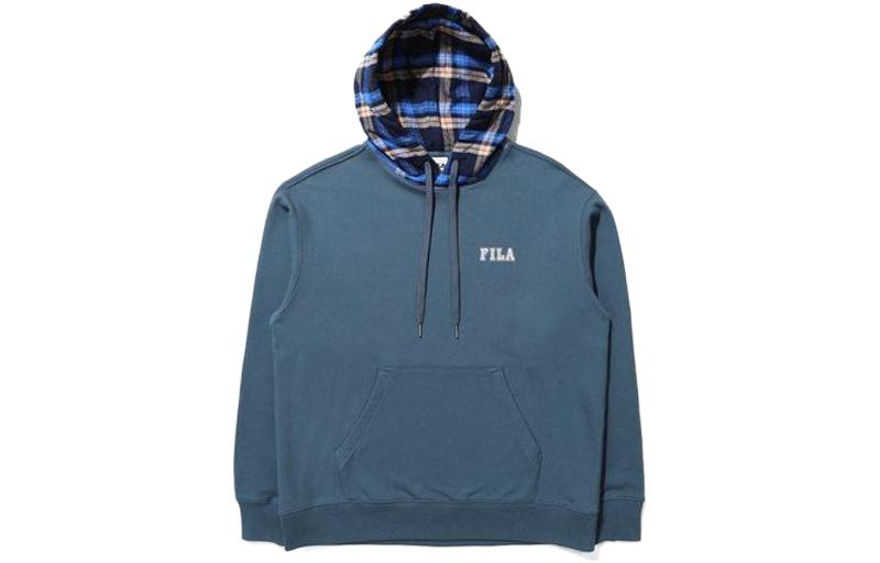 FILA Unisex Pullover Hoodie Blue - Casual Long Sleeve FS2POD4106XSBE