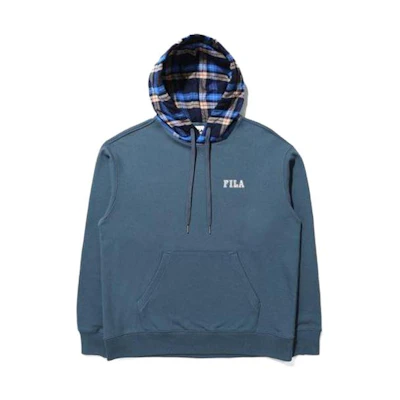 FILA Unisex Pullover Hoodie Blue - Casual Long Sleeve FS2POD4106XSBE