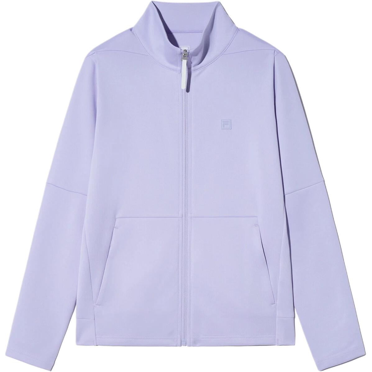 FILA Unisex Purple Solid Zip-Up Loose-Fit Utility Jacket FS2FTH1201U-LVD