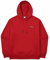 FILA Unisex Red Hoodie with Solid Color and Letter Print Design FS2POF1132X-HRD FILA Unisex Red Hoodie with Solid Color and Letter Print Design FS2POF1132X-HRD