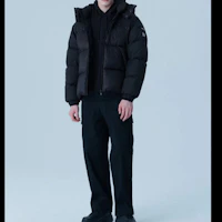 Purchase FILA 男女款純色連帽羽絨外套 黑色 FS2DJF4131X-BLK
