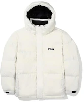 FILA Unisex Solid Color Hoodie Casual Long-Sleeve Jacket White FS2DJE4104X-OWH FILA Unisex Solid Color Hoodie Casual Long-Sleeve Jacket White FS2DJE4104X-OWH