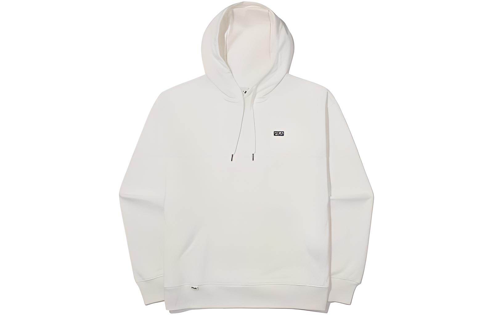 FILA Unisex Solid Color Hoodie White FS2POE3102X-OWHFILA