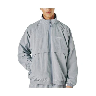 FILA Unisex Solid Color Zip-Up Hoodie Jacket - Gray FS2WTE3601X-LGY