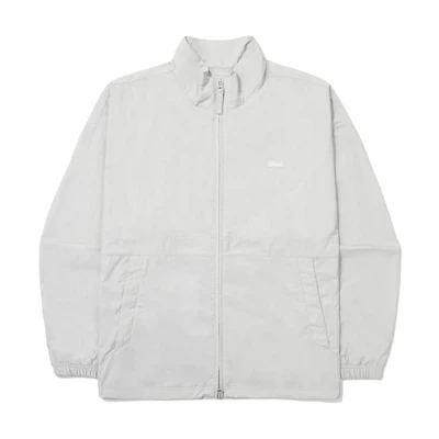 FILA Unisex Solid Color Zip-Up Jacket - Gray Long Sleeve FS2JKG3101X-LGY