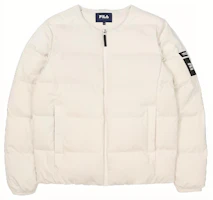 FILA Unisex Solid Color Zip-Up Jacket Beige FS2DJF4134X-SAD FILA Unisex Solid Color Zip-Up Jacket Beige FS2DJF4134X-SAD
