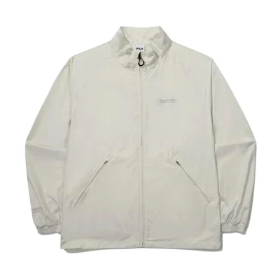 FILA Unisex Solid White Full-Zip Long Sleeve Jacket FS2JKG2131X-SAD