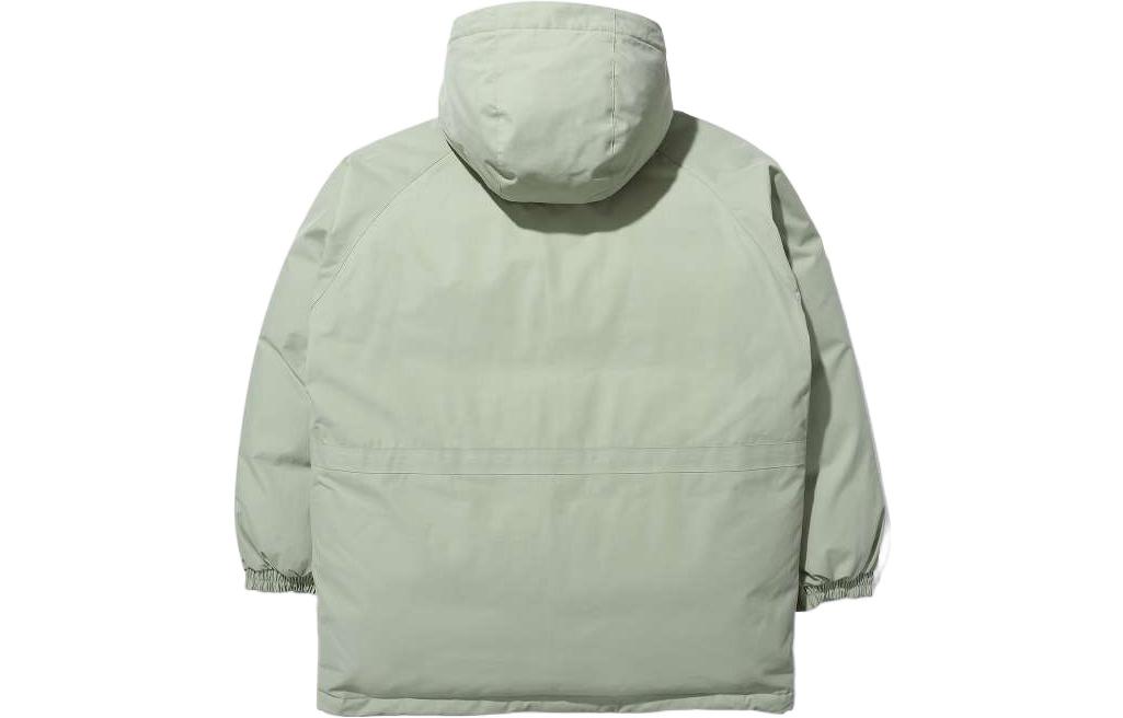 Lookbook FILA Unisex Thick Green Hooded Goose Down Jacket with Embroidered Logo. FS2DJD4E12X-EGY