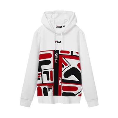 FILA Unisex White Casual Soft Comfortable Fashion Sweatshirt F11M938204F-WT