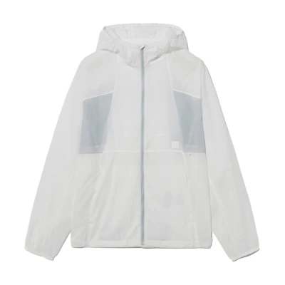 FILA Unisex White Zip-Up Hoodie Jacket with Long Sleeves FS2JKH2202XOWH