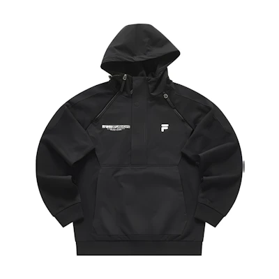 FILA Urban Tech Black Pullover Hoodie Casual Sportswear T11M411202F-BK