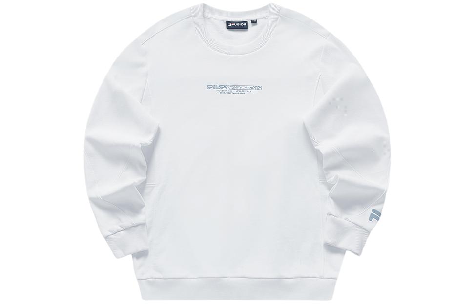 FILA Urban Tech Crewneck Pullover Sweatshirt in Standard White T11M411203F-WT