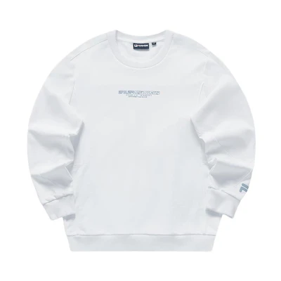 FILA Urban Tech Crewneck Pullover Sweatshirt in Standard White T11M411203F-WT