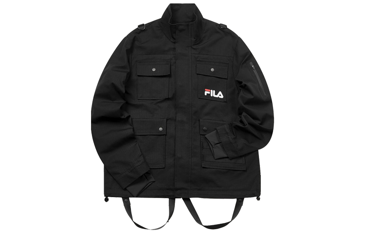 FILA Utility Multi-Pocket Woven Jacket Black (Unisex) T11M941725F-BK