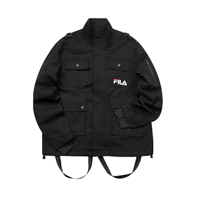 FILA Utility Multi-Pocket Woven Jacket Black (Unisex) T11M941725F-BK
