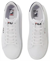 Shop FILA斐樂 v2 圓頭舒適 百搭復古 保暖防滑 低筒 板鞋 男女同款 白色