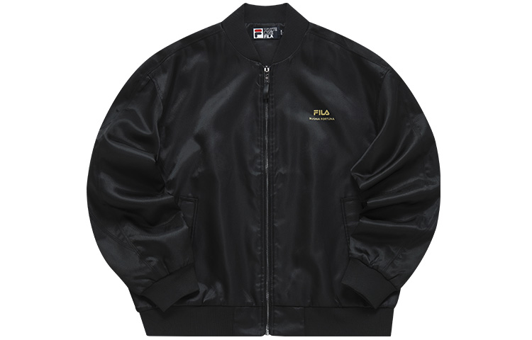 FILA Valentine's Day Series Black Woven Sports Jacket F11M218709FBK
