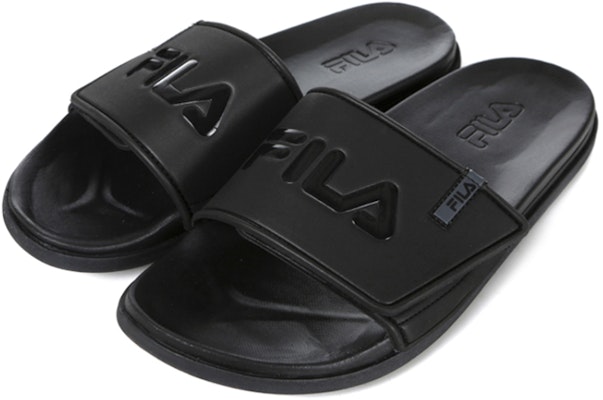 FILA Velcro Sports Slippers Black Korean Version 1SM00556_001 Order FILA Velcro Sports Slippers Black Korean Version 1SM00556_001