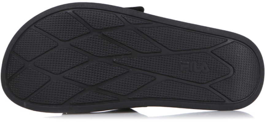 FILA Velcro Sports Slippers Black Korean Version 1SM00556_001 Shop FILA Velcro Sports Slippers Black Korean Version 1SM00556_001