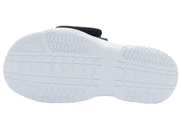 Details for Sandales Décontractées Épaisses FILA à Velcro ''Noir et Blanc Coréen'' 1SM00559D_013