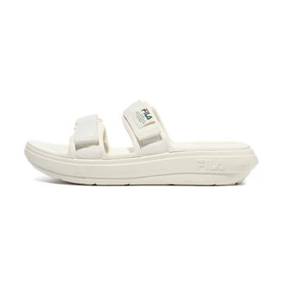 FILA Velcro Thick-Soled Slippers 'Korean Beige Edition'