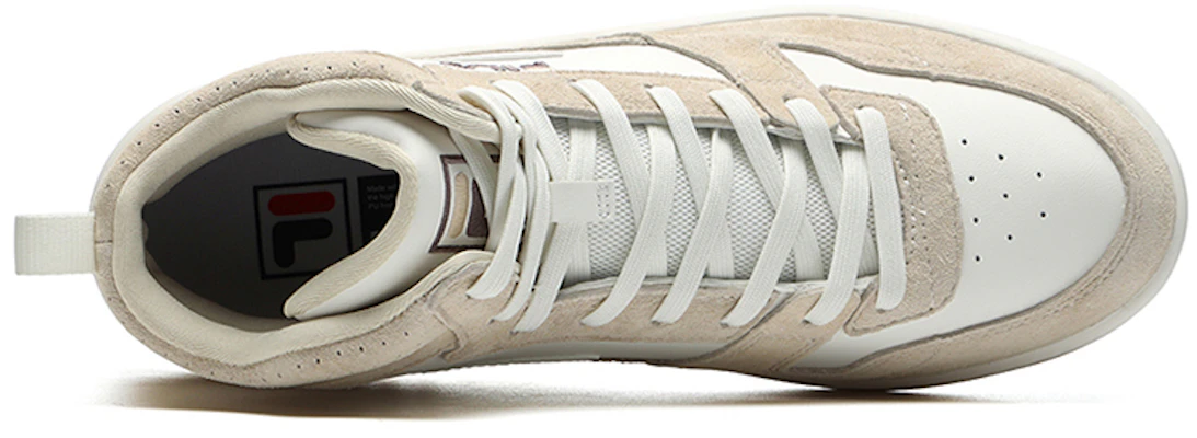 FILA斐乐 Ventuno 復古休閒 中幫 板鞋 男款 米色 Lookbook FILA斐乐 Ventuno 復古休閒 中幫 板鞋 男款 米色