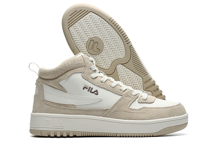 Purchase FILA斐乐 Ventuno 復古休閒 中幫 板鞋 男款 米色