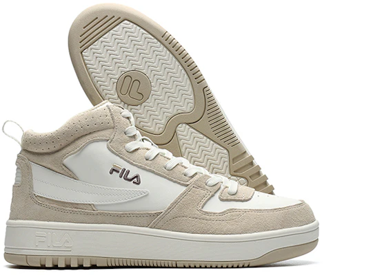 FILA斐乐 Ventuno 復古休閒 中幫 板鞋 男款 米色 Purchase FILA斐乐 Ventuno 復古休閒 中幫 板鞋 男款 米色