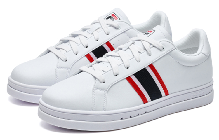 Lookbook FILA斐樂 Vigor 休閒復古 低幫 板鞋 男款 白