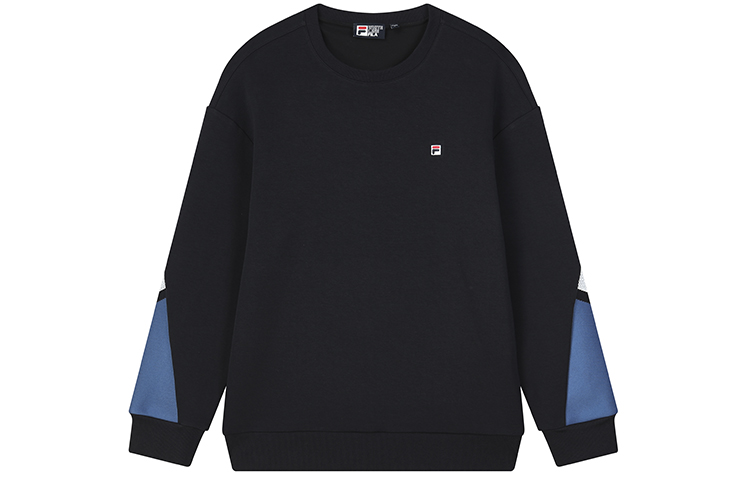 FILA Vintage Logo Crewneck Sweatshirt Colorblock - Legend Blue F51M148235FNV
