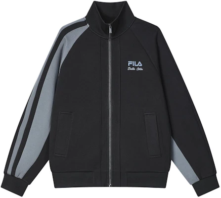 FILA 復古刺繡Logo黑色運動外套 F11M418502F-BK Order FILA 復古刺繡Logo黑色運動外套 F11M418502F-BK