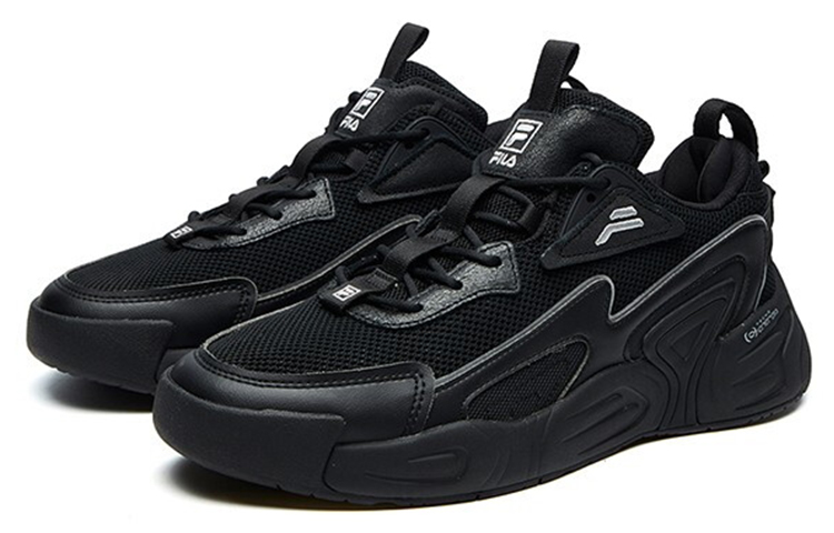 Lookbook FILA Vortex低帮黑色运动鞋 F12M111234FBK