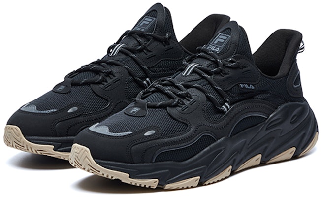 휠라 웨이브 로우탑 슈즈 '블랙' (Fila 웨이브 로우탑 '블랙') F12M226112FBK Order 휠라 웨이브 로우탑 슈즈 '블랙' (Fila 웨이브 로우탑 '블랙') F12M226112FBK