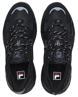 휠라 웨이브 로우탑 슈즈 '블랙' (Fila 웨이브 로우탑 '블랙') F12M226112FBK Lookbook 휠라 웨이브 로우탑 슈즈 '블랙' (Fila 웨이브 로우탑 '블랙') F12M226112FBK