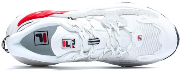 斐乐低帮波浪鞋 '白红灰' F12M226112FBA Shop 斐乐低帮波浪鞋 '白红灰' F12M226112FBA