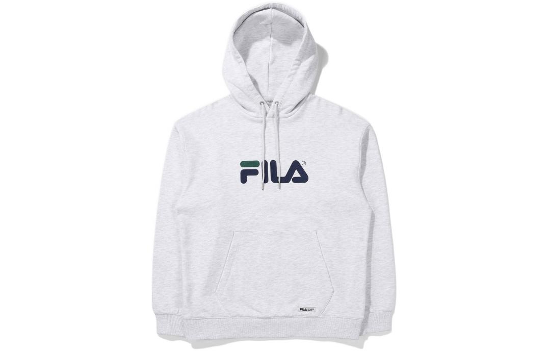 FILA White Breathable Casual Sports Sweatshirt with Logo Design FE2POE5112X-MLY