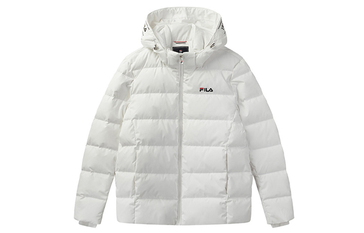 FILA White Down Puffer Jacket Winter Warm Hooded F61M048921FWT 圖 2