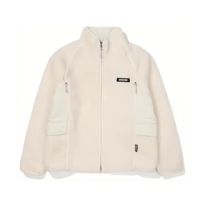 FILA White Full-Print Zip-Up High Collar Jacket FS2PLF4131X-SAD