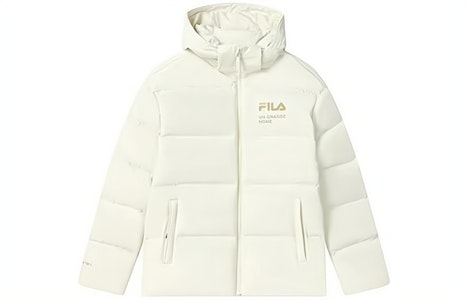 FILA White Line Jaket Hoodie Down Unisex dengan Resleting dan Logo. F51U349902A-BK Sizing FILA White Line Jaket Hoodie Down Unisex dengan Resleting dan Logo. F51U349902A-BK